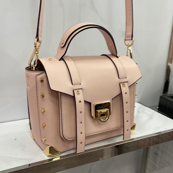 Michael Kors Handbags - MICHAEL KORS MANHATTAN MEDIUM TOP HANDLE SCHOOL SATCHEL CROSSBODY BAG 
NWT